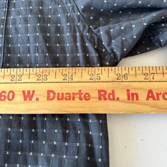 Carbon 2 Cobalt Shirt Mens Sz XL Textured 100% Cotton Button-Up - Picture 8 of 10